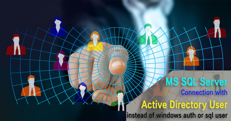 sql server active directory connection